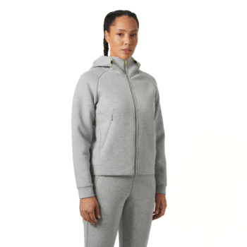 WOMEN'S HP OCEAN 2.0 FULL-ZIP SAILING JACKET (GREY MELANGE)