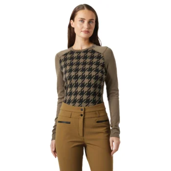 WOMEN'S LIFA® MERINO MIDW GRAPHIC LONG-SLEEVE CREW BASE LAYER