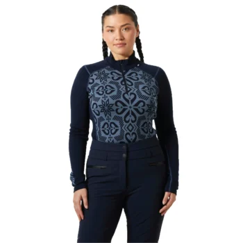 WOMEN'S LIFA® MERINO MIDW GRAPHIC LONG-SLEEVE CREW BASE LAYER